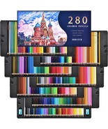 DEDSZYH 280-Color Artist Colored Pencils Set for Adult Soft - $27.65+
