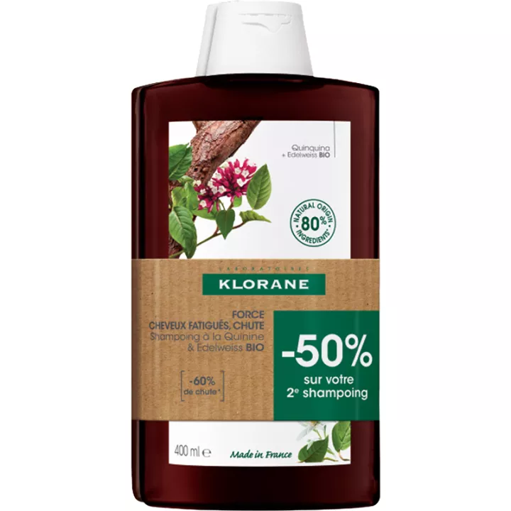 Klorane Strenght-Thinning Hair Loss Shampoo 400ml - $447.17 MXN