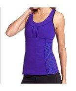 Athleta Purple Space Dye Athletic Racerback Tank Top Workout Women&#39;s XS EUC - $14.99