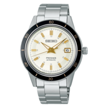 Seiko Presage 60&#39;s Style 40.8 MM Stainless Steel Automatic Watch - SRPG03J1 - £287.70 GBP