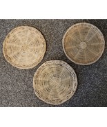 Vintage Paper Plate Holders ~Rattan Wicker Bamboo ~ 9&quot; Plates ~ Lots of ... - £3.67 GBP+
