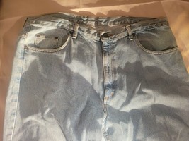  Bill Blass 40x30 USA MADE Blue Jeans Classic Denim Stone Wash VINTAGE - $7.32