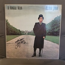 Elton John signed lp Single Man, Original, Vintage, Great Gifts - $2,609.59 MXN
