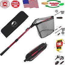 16 Inch Foldable Fish Landing Net with Aluminum Pole - Perfect for Any A... - $700.34 MXN