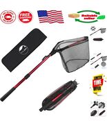 16 Inch Foldable Fish Landing Net with Aluminum Pole - Perfect for Any A... - $700.34 MXN