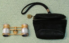 VINTAGE ANTIQUE OPERA GLASSES WITH SOFT ZIPPERED CASE MOTHER OF PEARL FR... - $47.25