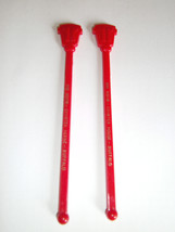 Rib Room of Charter House Motor Inn Buffalo New York 2 Swizzle Sticks Stirrers - £8.44 GBP