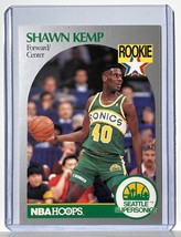 1990-91 NBA Hoops Shawn Kemp Rookie Card RC #279 Seattle Supersonics - £3.94 GBP