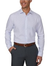 Kenneth Cole Mens Dress Shirt White Quick-Dry Moisture Wicking Wrinkle-Free - $42.99