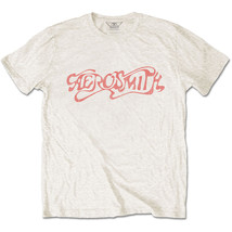 Aerosmith White Classic Logo Official Tee T-Shirt Mens Unisex - £24.96 GBP