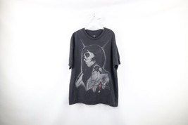 Vtg Streetwear Mens XL Faded Sugar Skull Pinup Girl Short Sleeve T-Shirt Black - £27.65 GBP