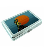 Alien Sunset Em1 Silver Metal Cigarette Case RFID Protection Wallet - $309.61 MXN