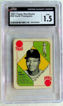 1951 Topps Red Backs - Hank Thompson #32 - CGC #1.5 - Fair - £13.97 GBP