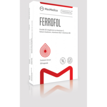 FERROFOL CAPSULES contains chelated iron bisglycinate iron - maximum absorption - £19.26 GBP