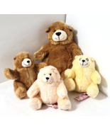 Bears Family Charmin Plush Russ Set of 4 Dillon Amy Bill 7" Dad With 5" ... - $54.24