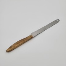 Vtg Justen Stainless Steel Double Sided Serrated 7&quot; Carving Knife JAPAN - €11,76 EUR