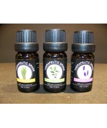 ISUDA ESSENTIAL OILS 10ML LEMONGRASS LAVENDER TEA TREE 100% PURE THERAPE... - $8.98