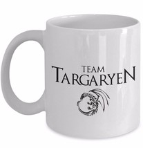 Team Targaryen - Game Thrones Inspired Coffee Mug Daenerys Dragon Ceramic White - £15.71 GBP