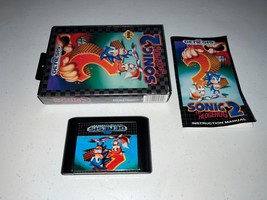 Sonic the Hedgehog 2 - Sega Genesis - Complete In Box CIB - £31.13 GBP