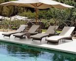 Patio Chaise Lounge Set 6 Pieces?Patio Lounge Chair With Adjustable Back... - $1,506.99