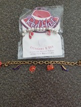 Red Hat Society Bracelets ~ Two (2) ~ Gold &amp; Silver Finish - £17.98 GBP