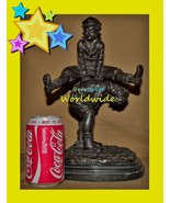 BRONZE STATUES FIGURES FIGURINES ORNAMENTS SCULPTURES LEAPFROG BRONZES B... - $231.38