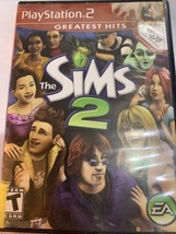 Sims 2 (Sony PlayStation 2, 2005)No Manual Resurfaced Tested Grade A USA Seller - £6.13 GBP