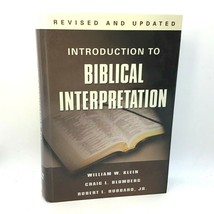 Introduction to Biblical Interpretation Revised Updated Edition Hardcove... - £8.41 GBP