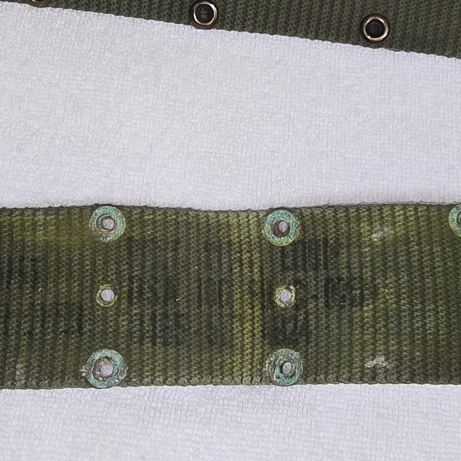 Original US Vietnam Issue M-1956 Vertical Weave LBE OD Web Belt LARGE Size 56" Item image 14