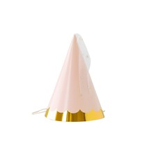 Princess Party Birthday Hat with Tulle Ribbon - £11.99 GBP