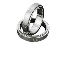 Men&#39;s 316L Stainless Steel Spinner Ring with screw design - £20.08 GBP