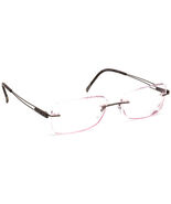 Silhouette Eyeglasses 6768 40 6064 7661 Brown Rimless Frame Austria 52[]... - $3,320.30 MXN
