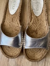 Ralph Lauren Shoes  Silver Metallic Slip on Caliana Womens 7.5 B - £18.38 GBP