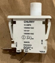 Washer/Dryer Switch Push Button, for Speed Queen P/N: 504570 [Used] PUO - $2.31
