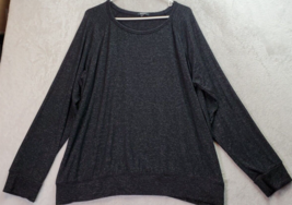 Buffalo by David Bitton Sweater Women 2XL Black Viscose Long Sleeve Roun... - £15.95 GBP