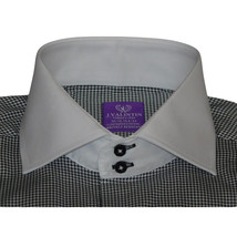 Men Shirt J.Valintin Turkey-Usa 100% Egyption Cotton Axxess Style 1R57-01 black image 12