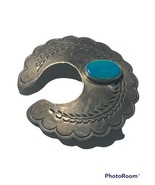Navajo Turquoise and Sterling Silver 1940s, Brooch - €172,51 EUR