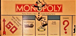 Monoply Board Game - Parker Brothers Real Estate Trading Game  - $19.00