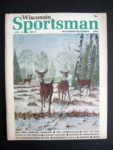 Vintage Wisconsin Sportsman Magazine - November/December 1973 - Vol. 2 -... - $11.99