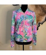 Lilly Pulitzer UPF 50 Joleen Bomber Zip Up Jacket -Scarlet Macaw. - £50.91 GBP