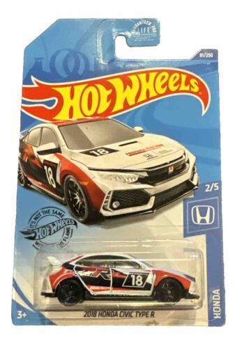 Primary image for Hot Wheels 2018 HONDA CIVIC TYPE R - 2020 Honda Series #81 New Old Stock