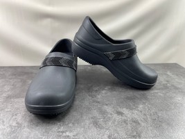 Crocs Neria Pro II Women Shoes Black 7 M Slip On Comfort Casual Nurse Clogs - $24.57