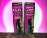 2x Everpro Beauty GRAY AWAY Root Touch-Up Quick Stick BLACK / DARK BROWN  - £15.62 GBP