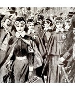 British Red Cross Nurses Land In Athens 1913 Plate Print 2 Page History ... - $49.99