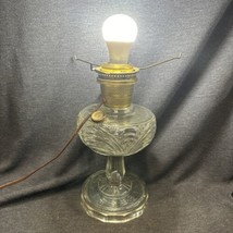 Reproduction Aladdin Lamp Nu Type Model B Tall Lincoln Drape Font Electric - $88.11