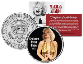 Marilyn Monroe *Gentlemen Prefer Blondes* Movie Jfk Half Dollar Us Coin Licensed - £6.71 GBP