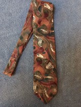 NEW Vintage Generra Multi-Color Abstract Art Silk Tie - Never Worn - £5.31 GBP