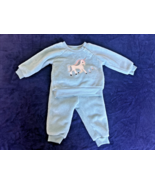 Pekkle Baby Girls Plush Jogger Pants Set 12M, Pre-Owned - €6,86 EUR