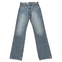 Levis 501 Premium Jeans Mens 28x32 Blue BIG E Button Whiskered Straight Leg - $1,154.47 MXN