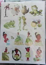 DISNEY Princess And The Frog  Party Favor Tattoos 15 Per Sheet 8 Sheets New - £7.93 GBP